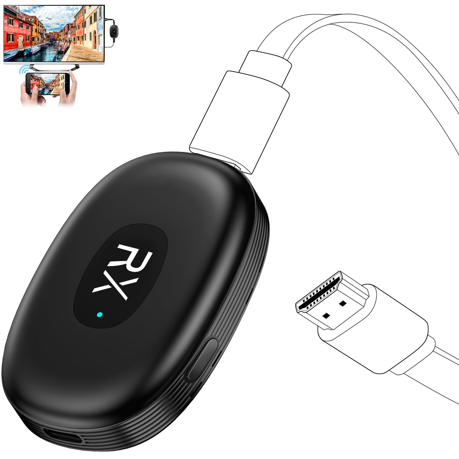 HDMI Mirror Cast XinYaa 2024 Новое изображение Chrome Cast 4K HD между горизонтальной и вертикальной ориентацией Проецируйте экран вашего мобильного телефона на телевизор для подключения
HDMI Mirror Cast XinYaa 2024 Новое изображение Chrome Cast 4K HD между горизонтальной и вертикальной ориентацией Проецируйте экран вашего мобильного телефона на телевизор для подключения