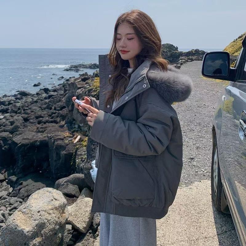 New short down cotton clothes casual new men s and women s same down cotton clothes jacket fur collar XL
New short down cotton clothes casual new men s and women s same down cotton clothes jacket fur collar XL