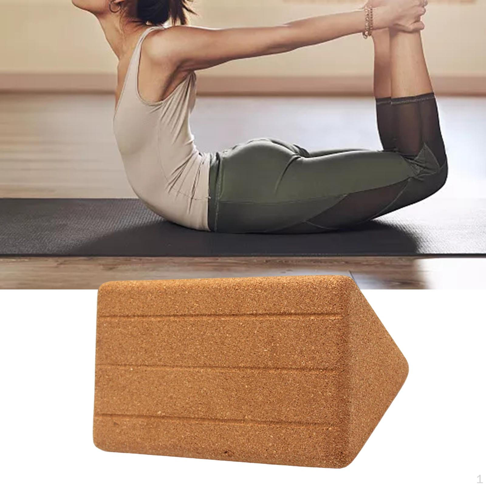 Cork Yoga Block, Solid Exercise Brick to Support and Improve Poses Flexibility
Cork Yoga Block, Solid Exercise Brick to Support and Improve Poses Flexibility