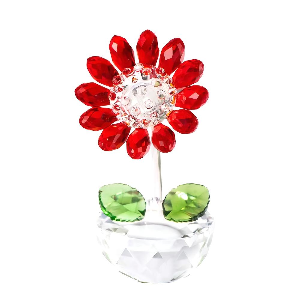 Crystal Sunflower Figurine, with Bud Glass Bouquet Flower for Thanksgiving, Indoor Outdoor Use, Table Decoration, Home Decor
Crystal Sunflower Figurine, with Bud Glass Bouquet Flower for Thanksgiving, Indoor Outdoor Use, Table Decoration, Home Decor
