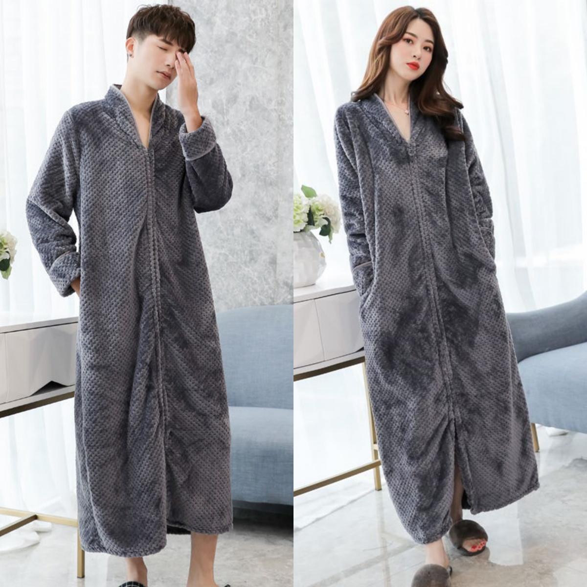 Суцільна нічна сорочка унісекс для осені та зими, спідниця для ванної великого розміру, зимова довга нічна сорочка, товста фланелева нічна сорочка для жінок XL сірий
Суцільна нічна сорочка унісекс для осені та зими, спідниця для ванної великого розміру, зимова довга нічна сорочка, товста фланелева нічна сорочка для жінок XL сірий