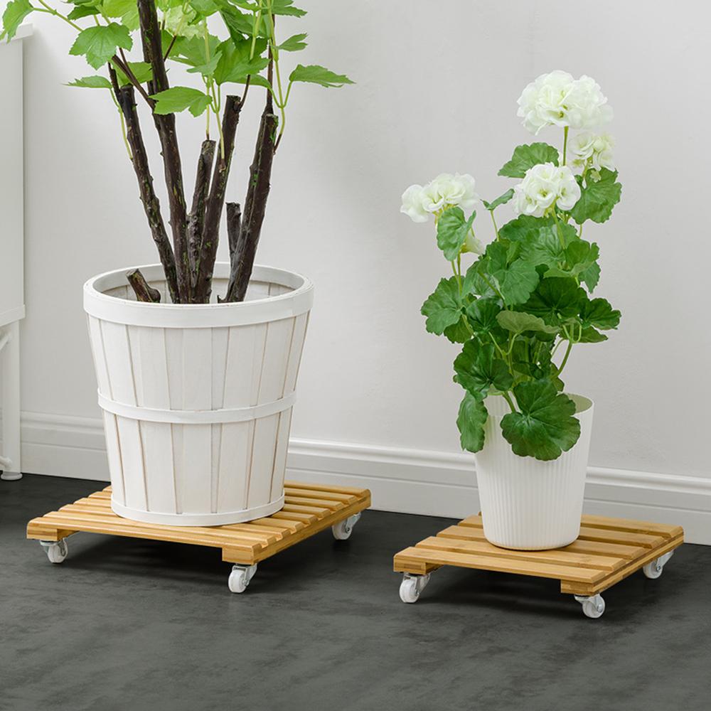 GLTPNZHJ 25x25cm Square Flower Pot Holder Tray with Wheels Bamboo Roller Base,Size S Type A
GLTPNZHJ 25x25cm Square Flower Pot Holder Tray with Wheels Bamboo Roller Base,Size S Type A