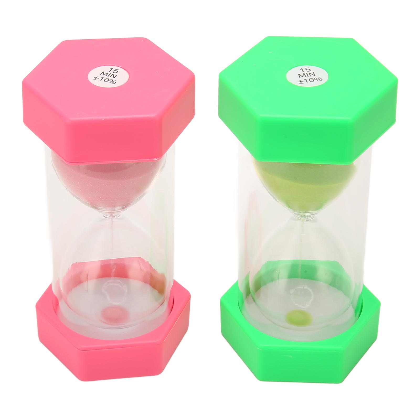 2 шт. Шестиугольные песочные часы 15 минут обучающие песочные часы портативные пластиковые песочные часы для игр
2 шт. Шестиугольные песочные часы 15 минут обучающие песочные часы портативные пластиковые песочные часы для игр