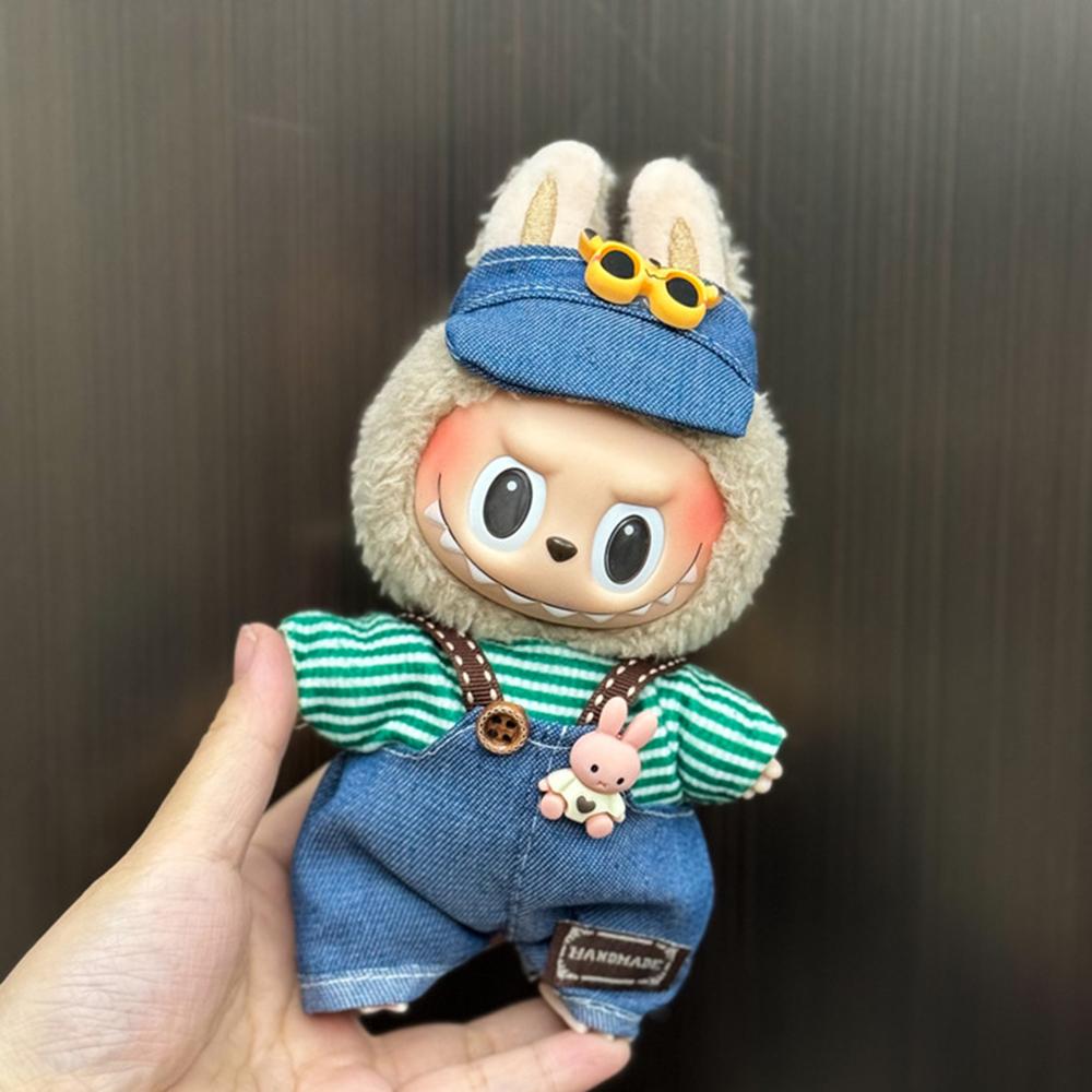Creative Dark Color Fashion Clothes Set Overall for 17cm Blind Box Doll Fashion Dress Up For Labubu
Creative Dark Color Fashion Clothes Set Overall for 17cm Blind Box Doll Fashion Dress Up For Labubu