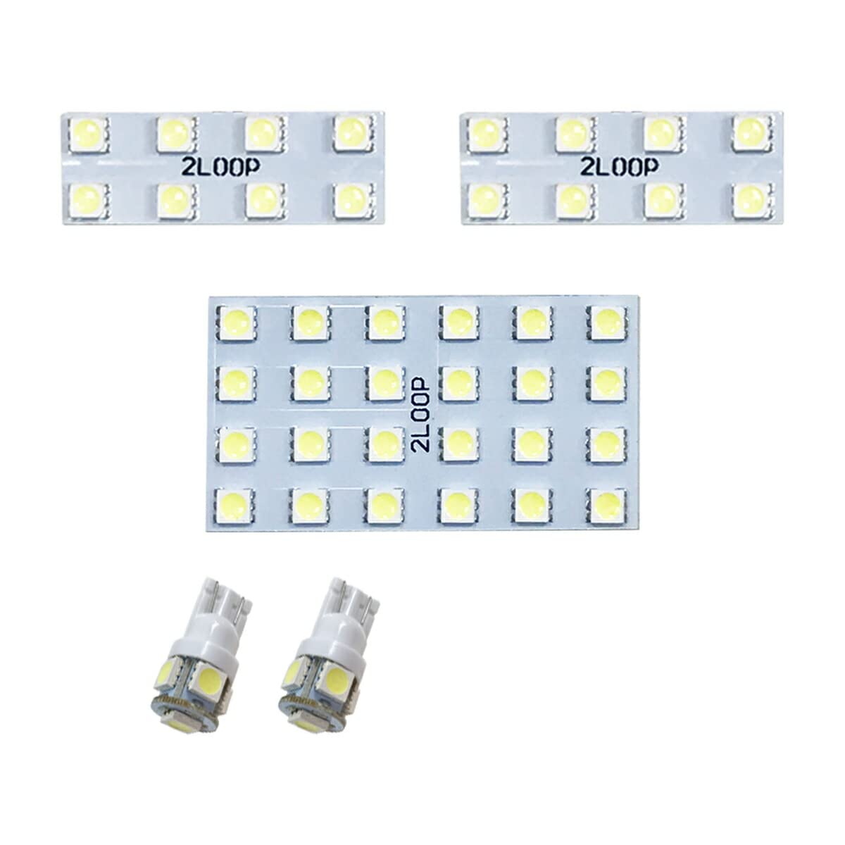 2LOOP SMD Corolla Fielder series LED room lamp pure white light 3-chip 5-piece NZE120/ZZE120 -
2LOOP SMD Corolla Fielder series LED room lamp pure white light 3-chip 5-piece NZE120/ZZE120 -