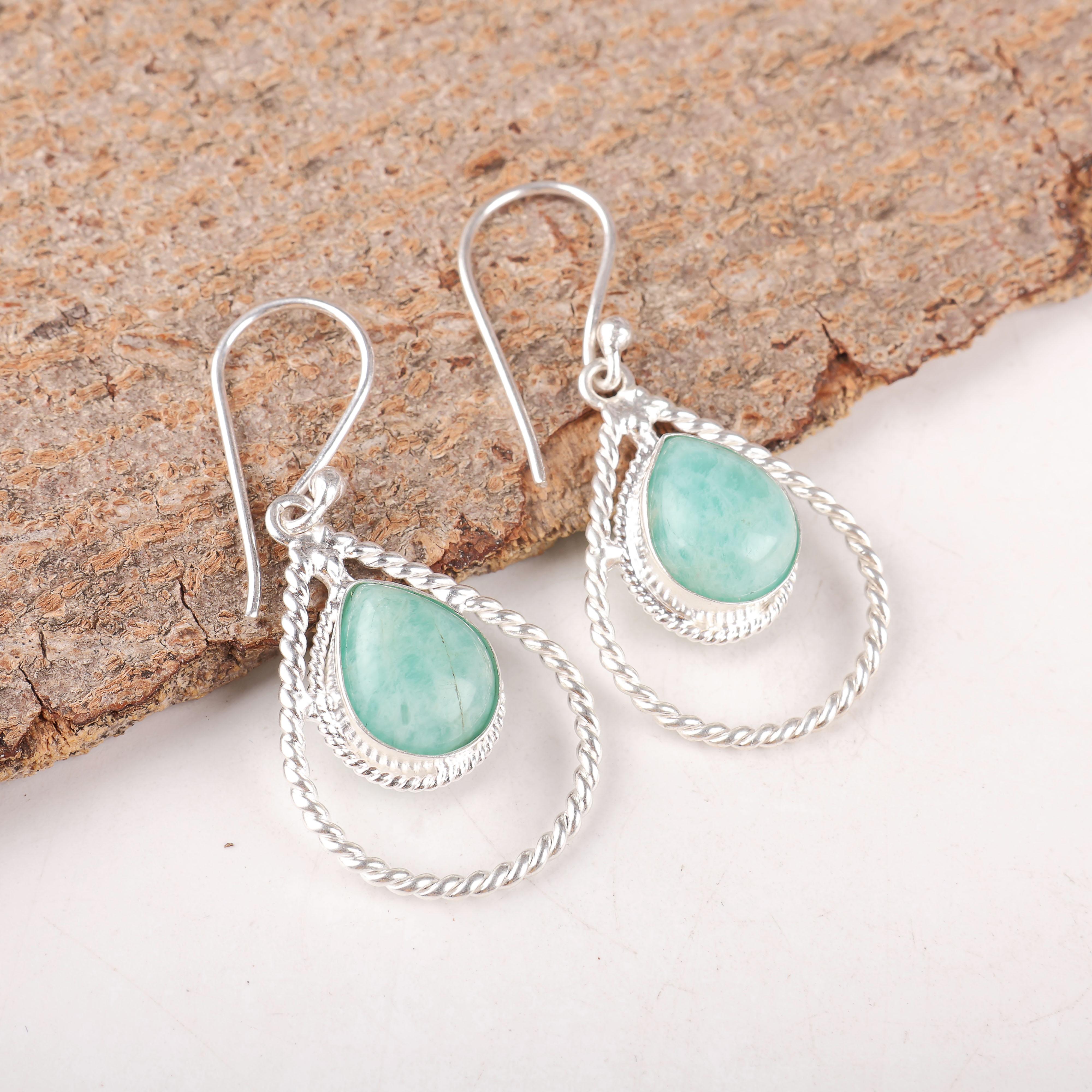 Amazonite Jewelry, 925 Solid Sterling Silver Earrings, Handmade Beautiful Earrings, Balancing Gemstone Jewelry For Engagement Gift 1.70 Inches синий
Amazonite Jewelry, 925 Solid Sterling Silver Earrings, Handmade Beautiful Earrings, Balancing Gemstone Jewelry For Engagement Gift 1.70 Inches синий