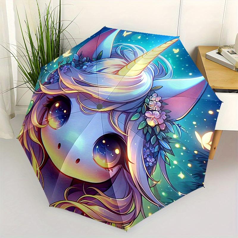 Unicorn Fantasy Theme 8 Bone Hand Automatic Folding Umbrella, Compact and Portable Design, A Perfect Gift for Birthday, Christmas or Busines
Unicorn Fantasy Theme 8 Bone Hand Automatic Folding Umbrella, Compact and Portable Design, A Perfect Gift for Birthday, Christmas or Busines