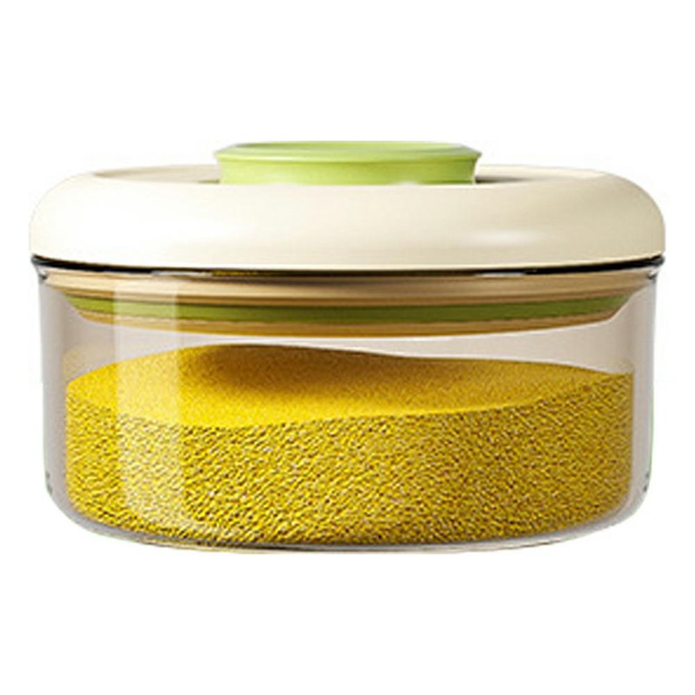 550ml Round Push Button PS Airtight Container Grains Snacks Kitchen Food Storage Canister (BPA-Free,No FDA) Green
550ml Round Push Button PS Airtight Container Grains Snacks Kitchen Food Storage Canister (BPA-Free,No FDA) Green
