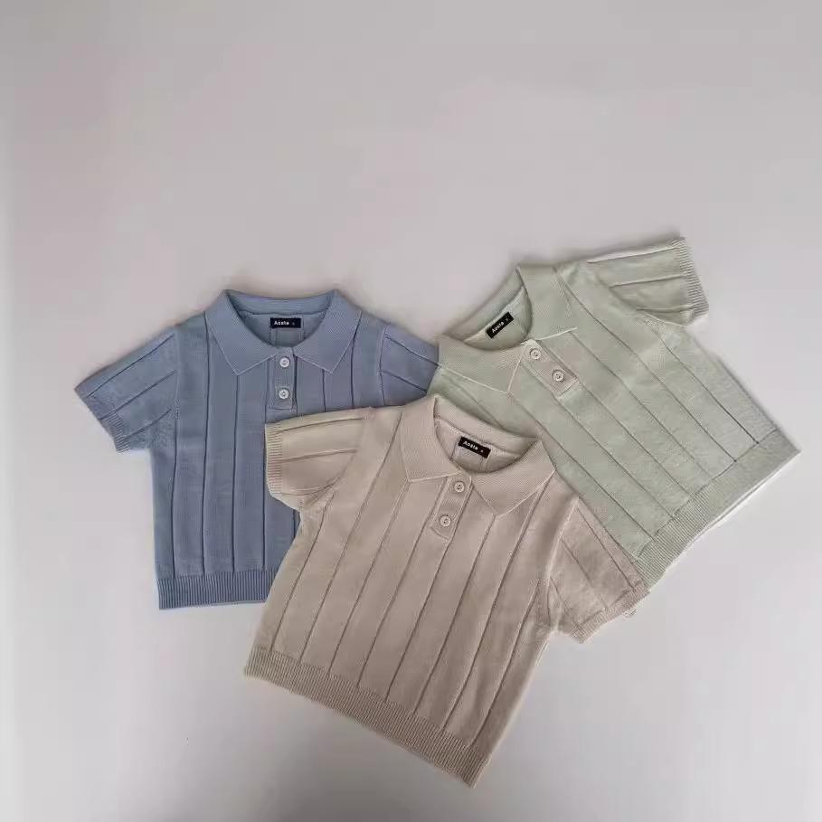 2025 Korean Style Baby Toddler Ice Silk Knit Top: Lightweight Spring/Summer Pullover with Turn-Down Collar 150 cm
2025 Korean Style Baby Toddler Ice Silk Knit Top: Lightweight Spring/Summer Pullover with Turn-Down Collar 150 cm