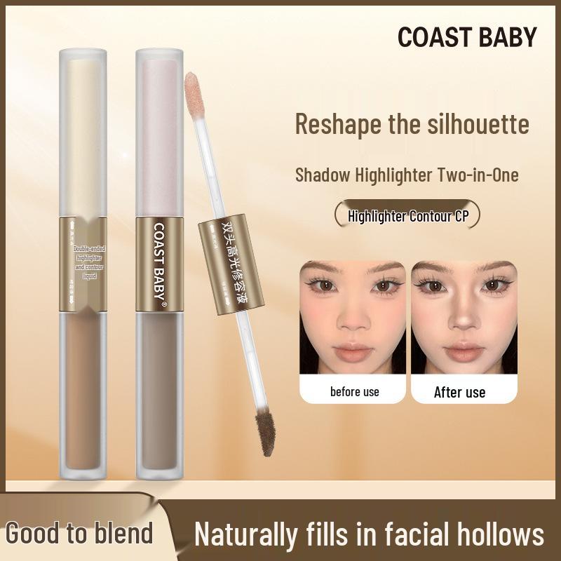 COASTBABY Водостойкий хайлайтер и контурный стик с двумя наконечниками: Стойкий, не размазывающийся консилер для V-образного лица для начинающих. 1# Cool Skin Tone
COASTBABY Водостойкий хайлайтер и контурный стик с двумя наконечниками: Стойкий, не размазывающийся консилер для V-образного лица для начинающих. 1# Cool Skin Tone