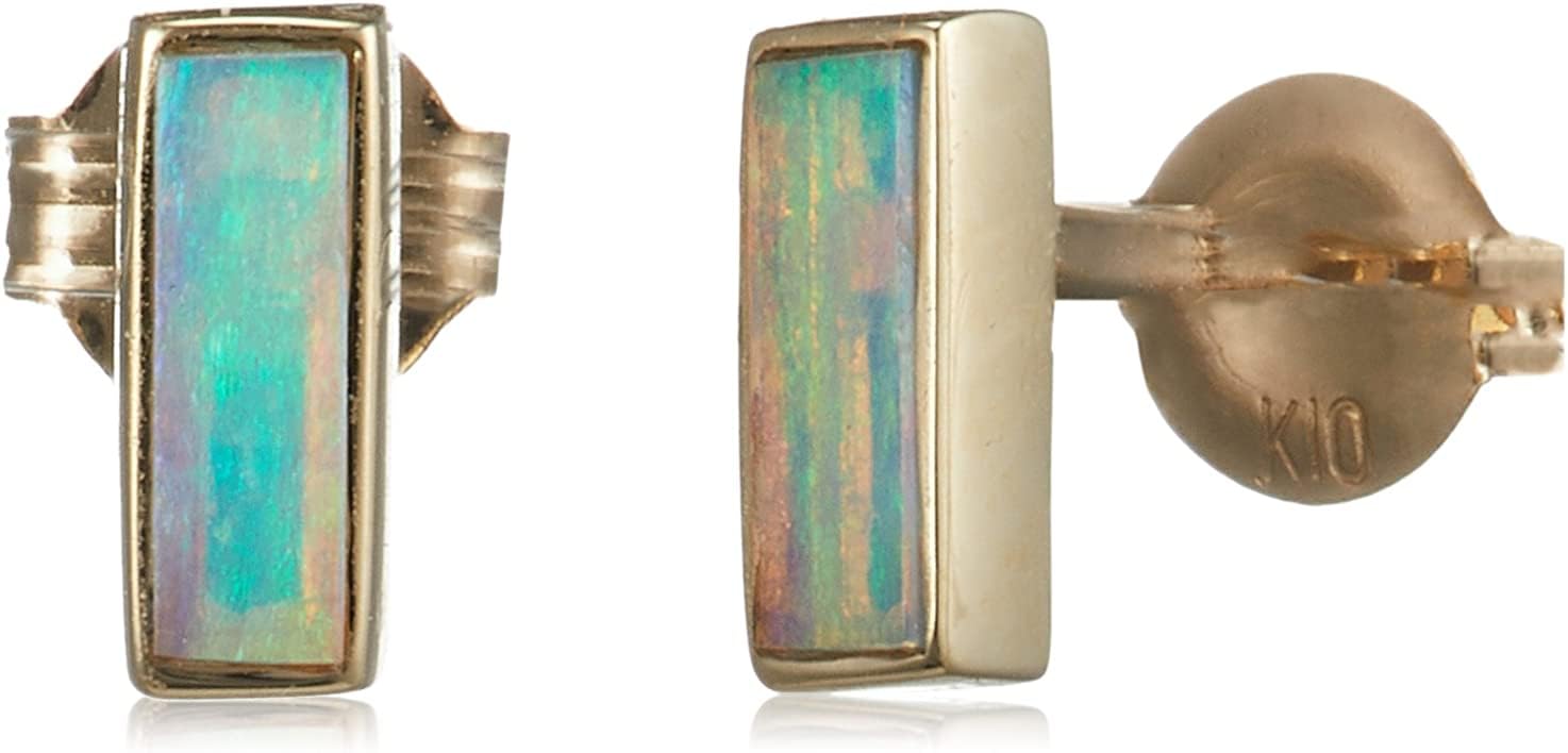 sowi Opal Stud Earrings Gold K10 Natural Elegant and Delicate Accessories Jewelry Gift Present 309E0164 (Yellow / Stone) (October Birthstone)
sowi Opal Stud Earrings Gold K10 Natural Elegant and Delicate Accessories Jewelry Gift Present 309E0164 (Yellow / Stone) (October Birthstone)