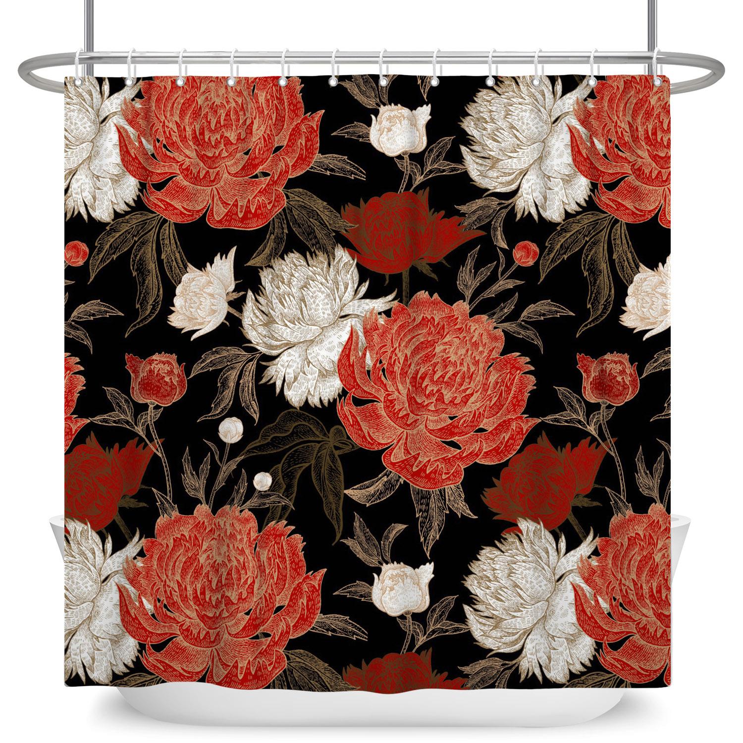 Bohemian Flowers Floral Shower Curtain Vintage Mid Century Style Home Bathroom Decoration Hanging Bath Curtain With 12 Hooks W60H190(CM)-1 Pcs
Bohemian Flowers Floral Shower Curtain Vintage Mid Century Style Home Bathroom Decoration Hanging Bath Curtain With 12 Hooks W60H190(CM)-1 Pcs