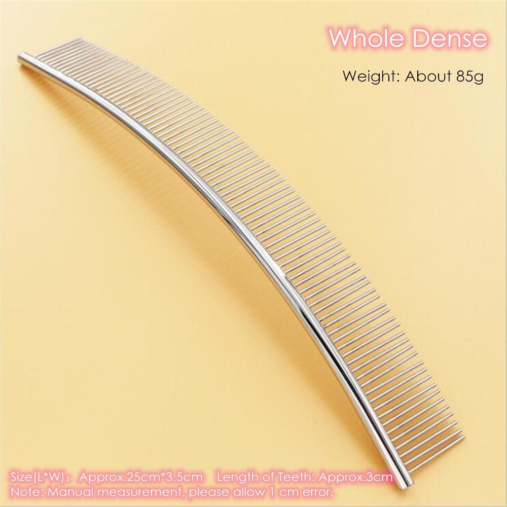 25 см Вигнутий гребінець для собак Profional Stal Steel Pet Groomg Comb Щільні рідкісні зуби Собака Кішка Cleang Brush H Removal
25 см Вигнутий гребінець для собак Profional Stal Steel Pet Groomg Comb Щільні рідкісні зуби Собака Кішка Cleang Brush H Removal