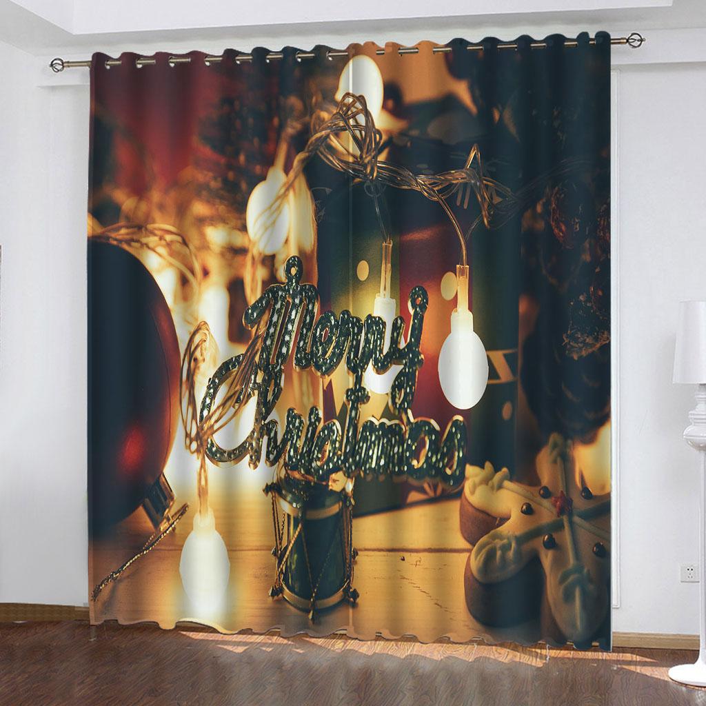 Рождественские печатные шторы Cortinas из 100% полиэстера для гостиной, спальни, затемняющие шторы, перфорированные кухонные аксессуары, защита от пыли 100x140cm&Grommet Top
Рождественские печатные шторы Cortinas из 100% полиэстера для гостиной, спальни, затемняющие шторы, перфорированные кухонные аксессуары, защита от пыли 100x140cm&Grommet Top