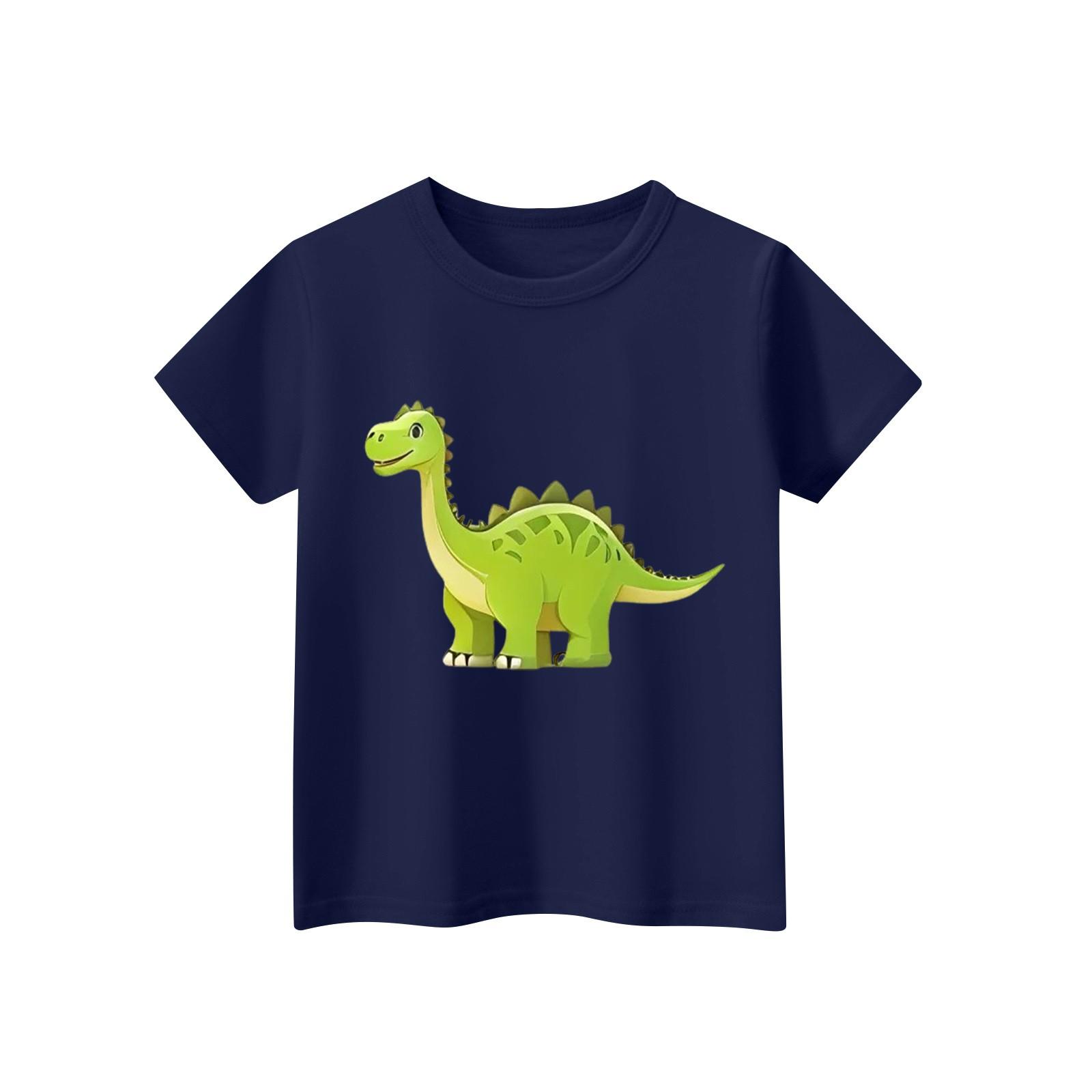 Children s Short Sleeve Neck T-Shirt Animal Print Daily Casual Top 140 Темно-синій
Children s Short Sleeve Neck T-Shirt Animal Print Daily Casual Top 140 Темно-синій