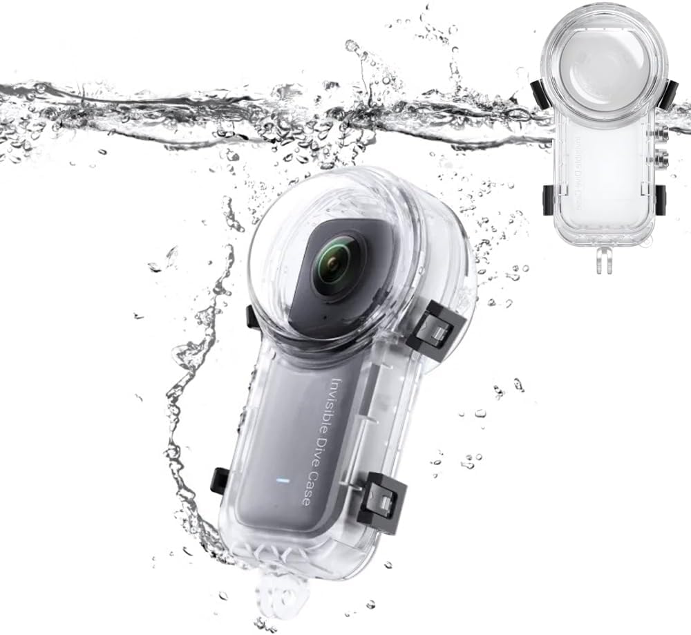 Insta360 X4 Invisible Diving Case 360 Degree Camera Underwater Case Waterproof Depth 50M Blind Zone Elimination HD Optical Lens x4 Diving Case
Insta360 X4 Invisible Diving Case 360 Degree Camera Underwater Case Waterproof Depth 50M Blind Zone Elimination HD Optical Lens x4 Diving Case