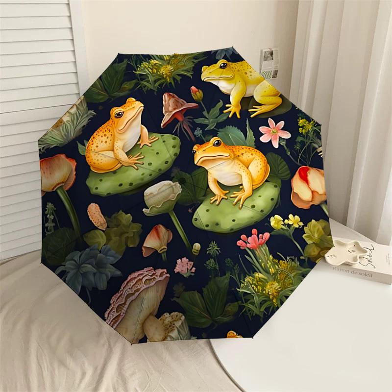 1PC frog flower Umbrella-8-Rib Reinforced, Automatic Open, Lightweight & Durable, Cute Fashion Accessory for Outdoor-P60
1PC frog flower Umbrella-8-Rib Reinforced, Automatic Open, Lightweight & Durable, Cute Fashion Accessory for Outdoor-P60