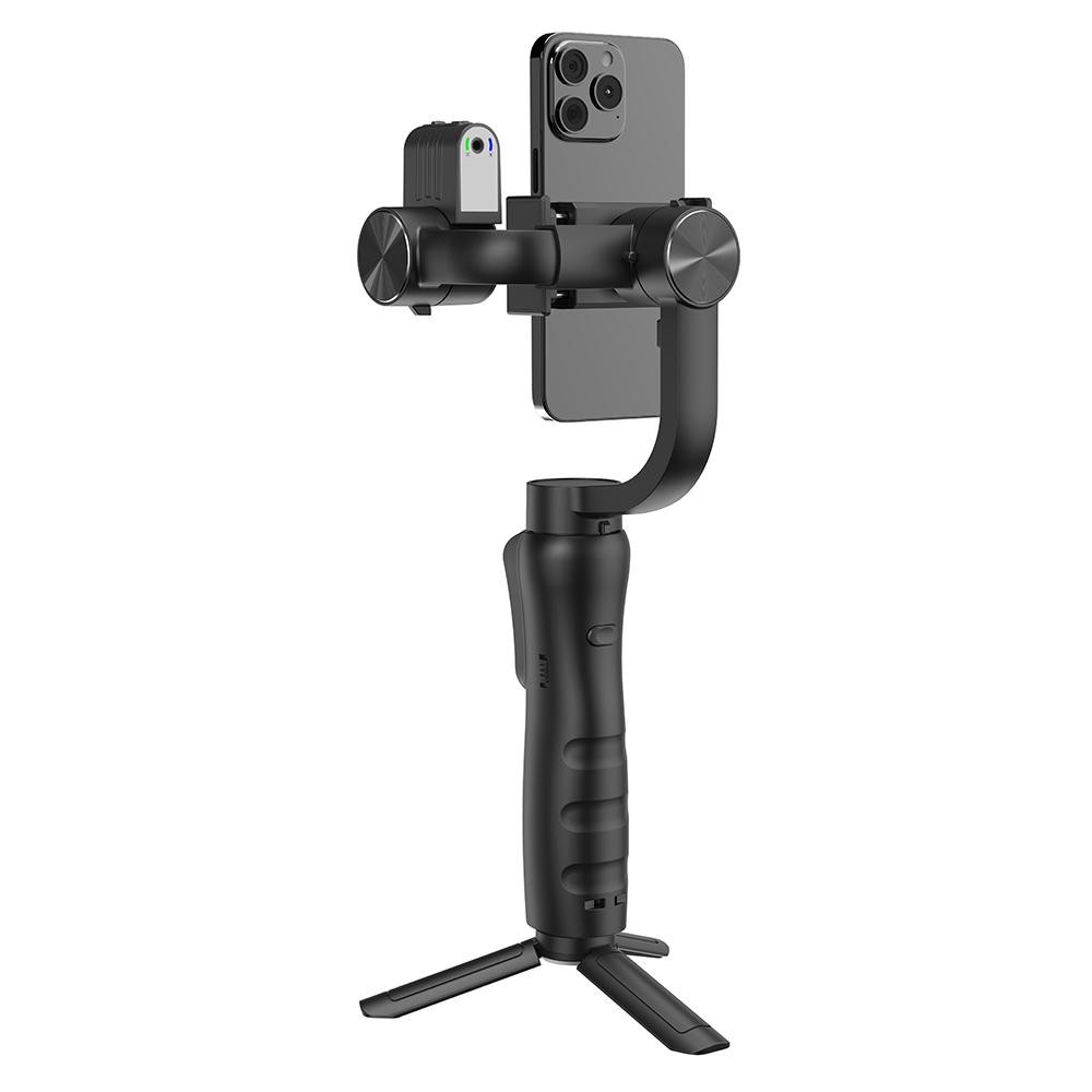 S5Bpro Intelligent AI Tracking 3-Axis Gimbal Stabilizer Anti-Shake Handheld Phone Holder Tripod Type A
S5Bpro Intelligent AI Tracking 3-Axis Gimbal Stabilizer Anti-Shake Handheld Phone Holder Tripod Type A