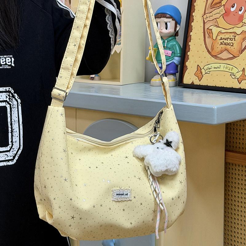 2026New Spring/Summer Sweet Star Dumpling Bag for Women Large capacity for studentsinsCasual and simple shoulder crossbody bag жовтий
2026New Spring/Summer Sweet Star Dumpling Bag for Women Large capacity for studentsinsCasual and simple shoulder crossbody bag жовтий