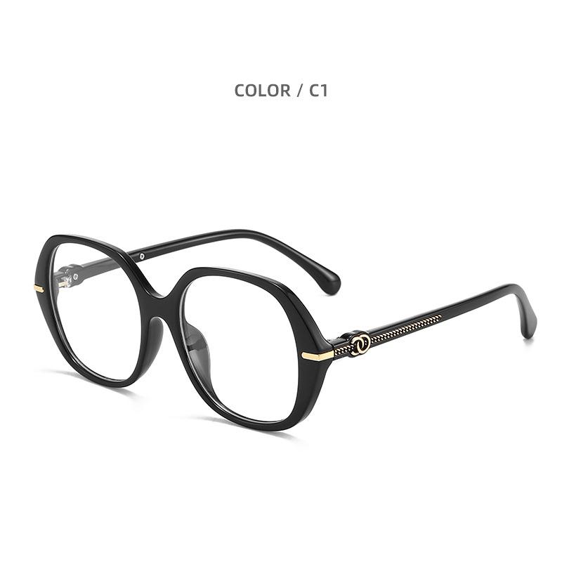 Fashion Xiaoxiangfeng anti-blue glasses Irregular square and large frame Metal woven plain myopia glasses Women
Fashion Xiaoxiangfeng anti-blue glasses Irregular square and large frame Metal woven plain myopia glasses Women