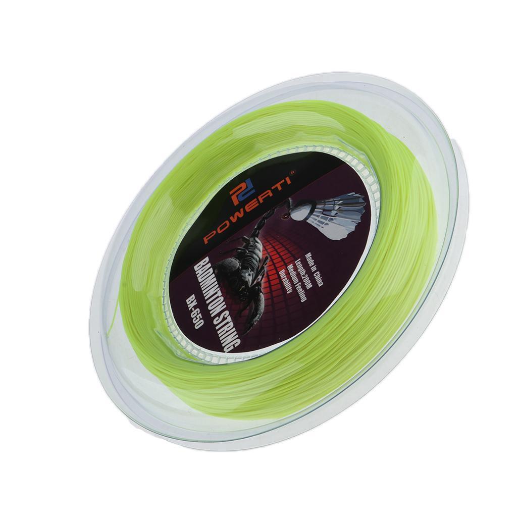 Прочная нейлоновая струна ракетки для бадминтона, высокая гибкость
Прочная нейлоновая струна ракетки для бадминтона, высокая гибкость