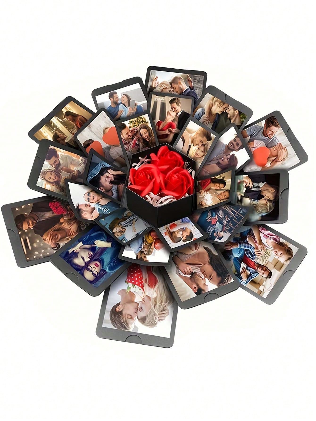 1pc New Hexagonal DIY Handmade Photo Album Surprise Confession Gift Box, Perfect Birthday and Valentine s Day Gift
1pc New Hexagonal DIY Handmade Photo Album Surprise Confession Gift Box, Perfect Birthday and Valentine s Day Gift