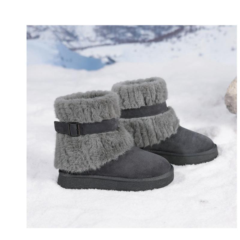 Women s Large Size Soft Sole Winter Warm Non-slip Fur One Snow Boots Padded Lined Ankle Boots Outdoor Sports Cotton Boots 42
Women s Large Size Soft Sole Winter Warm Non-slip Fur One Snow Boots Padded Lined Ankle Boots Outdoor Sports Cotton Boots 42