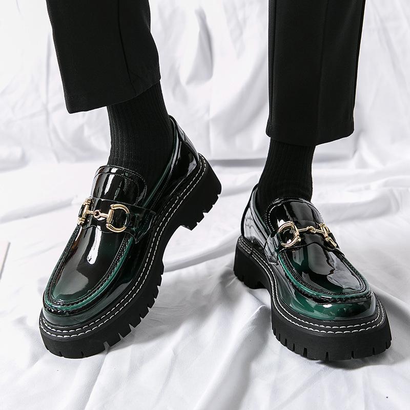 Foreign trade men s casual leather shoes men s round head British glossy men s shoes business black tooling youth casual shoes 45
Foreign trade men s casual leather shoes men s round head British glossy men s shoes business black tooling youth casual shoes 45