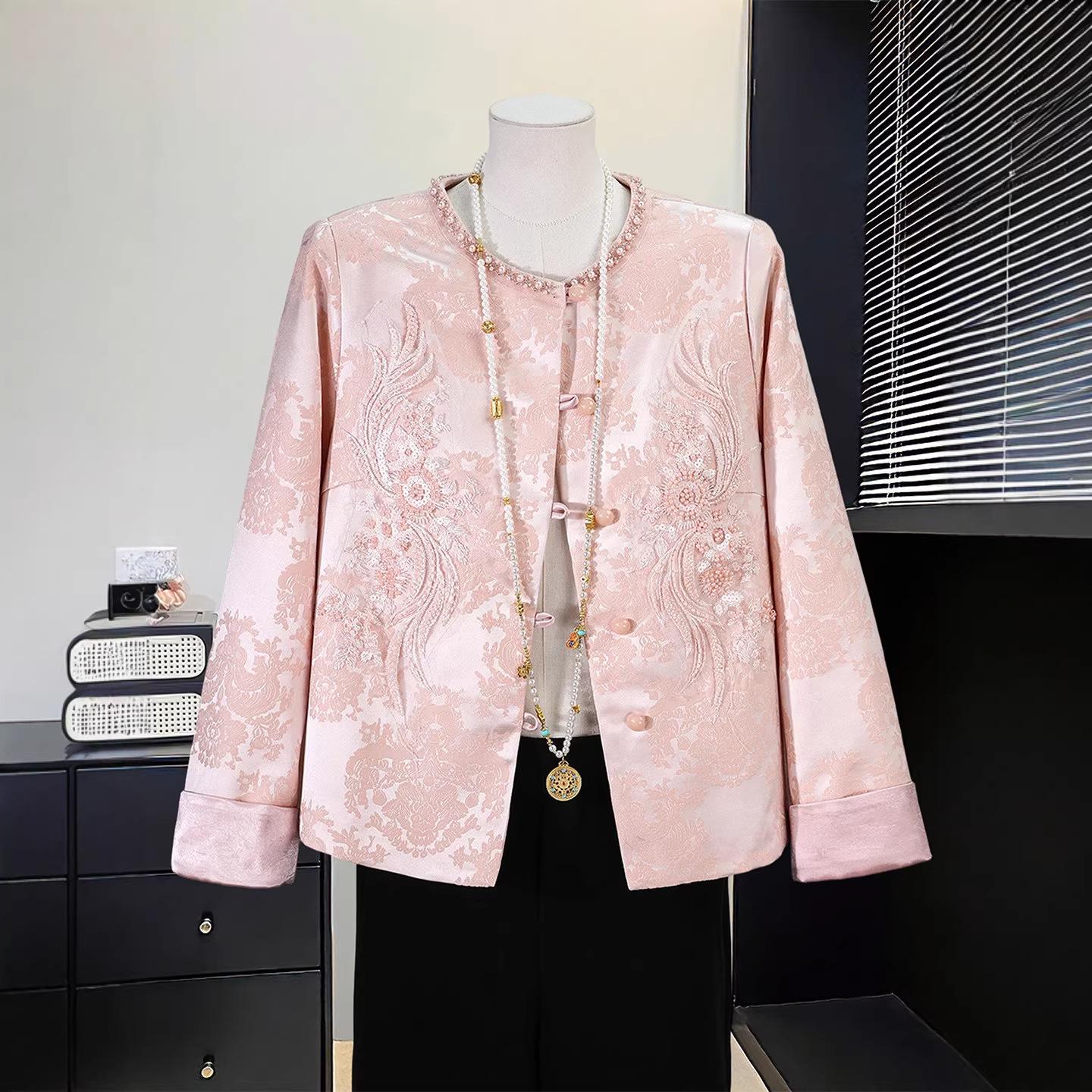 Mother s Day Chinese Style Embroidered Spring Jacket & Beaded Top for Middle-Aged Women 2026 L (recommended for under 120 lbs)
Mother s Day Chinese Style Embroidered Spring Jacket & Beaded Top for Middle-Aged Women 2026 L (recommended for under 120 lbs)