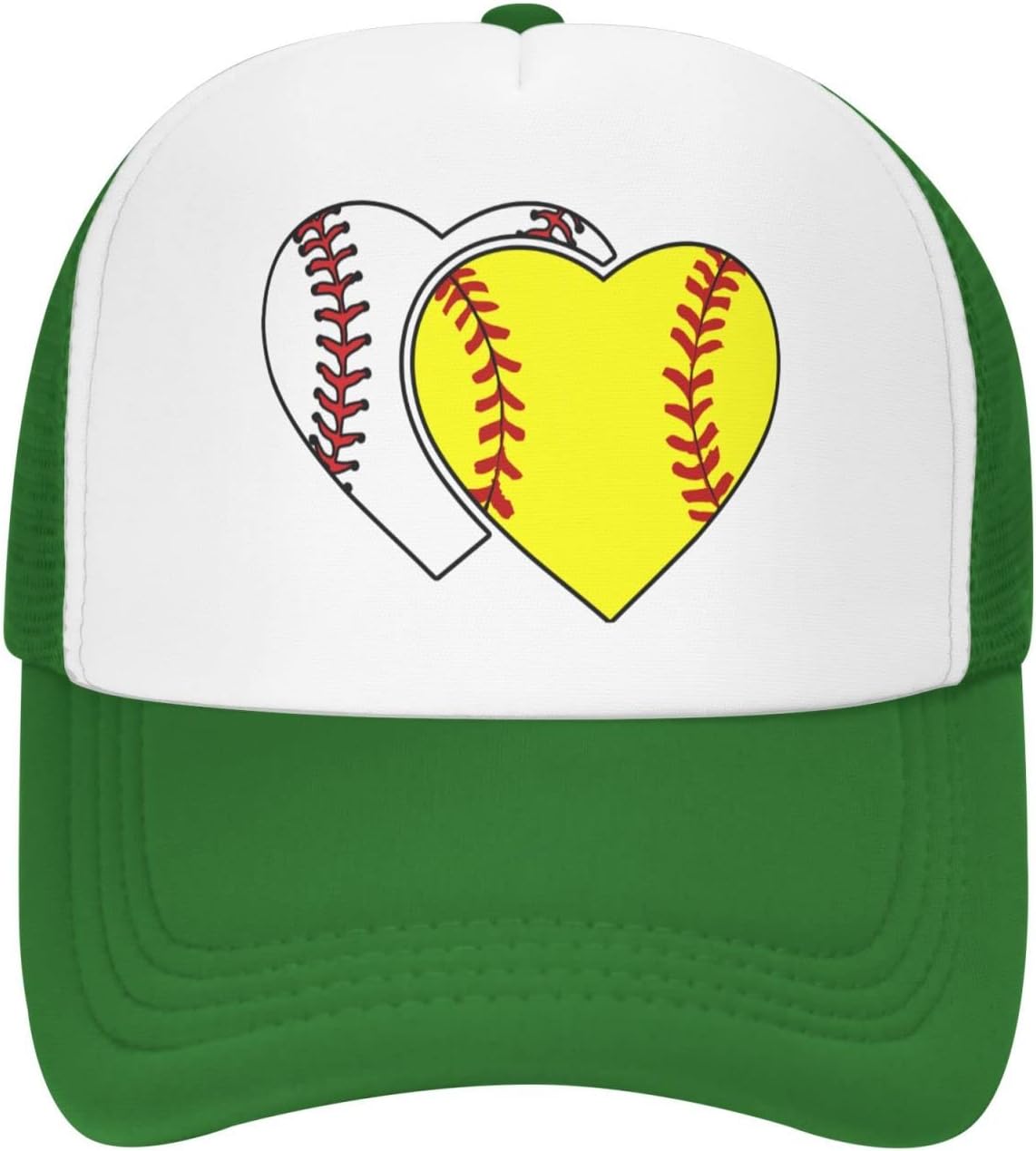Softball Heart Graphic Trucker Hat Polyester Mesh Adjustable Baseball Cap Casual for Men Women One Size
Softball Heart Graphic Trucker Hat Polyester Mesh Adjustable Baseball Cap Casual for Men Women One Size