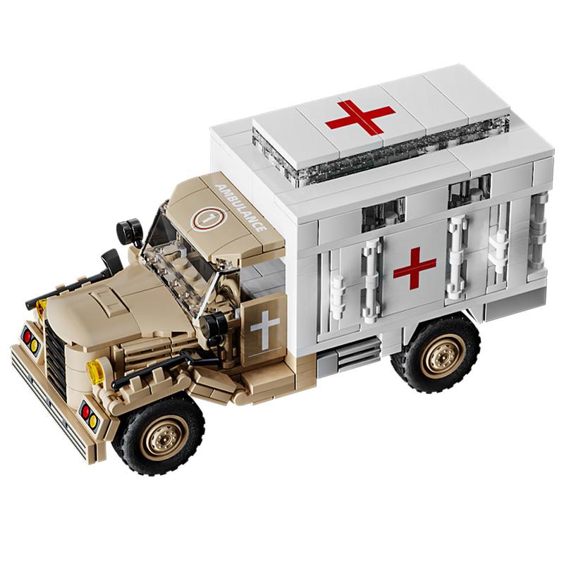 432PCS Opel Lightning Rescue Truck Brick Playset, WW II Medical Vehicle Puzzle DIY Assembly Army Toys Playsetss, Boys Girls Gift Present
432PCS Opel Lightning Rescue Truck Brick Playset, WW II Medical Vehicle Puzzle DIY Assembly Army Toys Playsetss, Boys Girls Gift Present