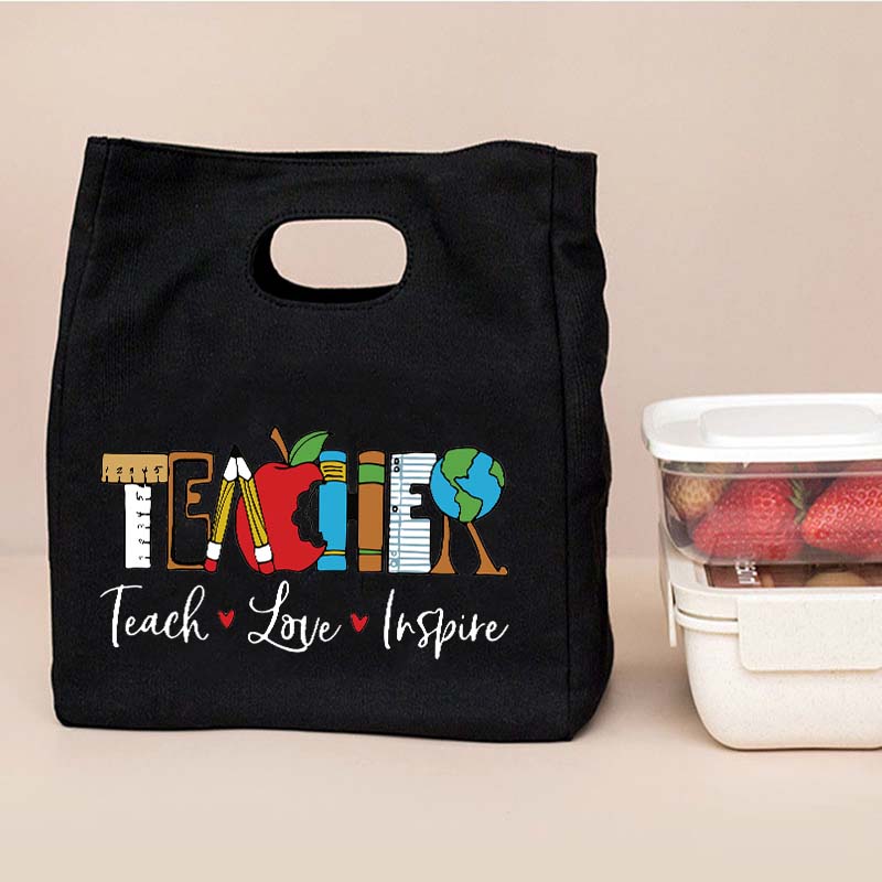 Blessed Teacher Functional Cooler Lunch Bags Portable Insulated Canvas Bento Tote Thermal Food School Food Storage Bag Best Gift
Blessed Teacher Functional Cooler Lunch Bags Portable Insulated Canvas Bento Tote Thermal Food School Food Storage Bag Best Gift