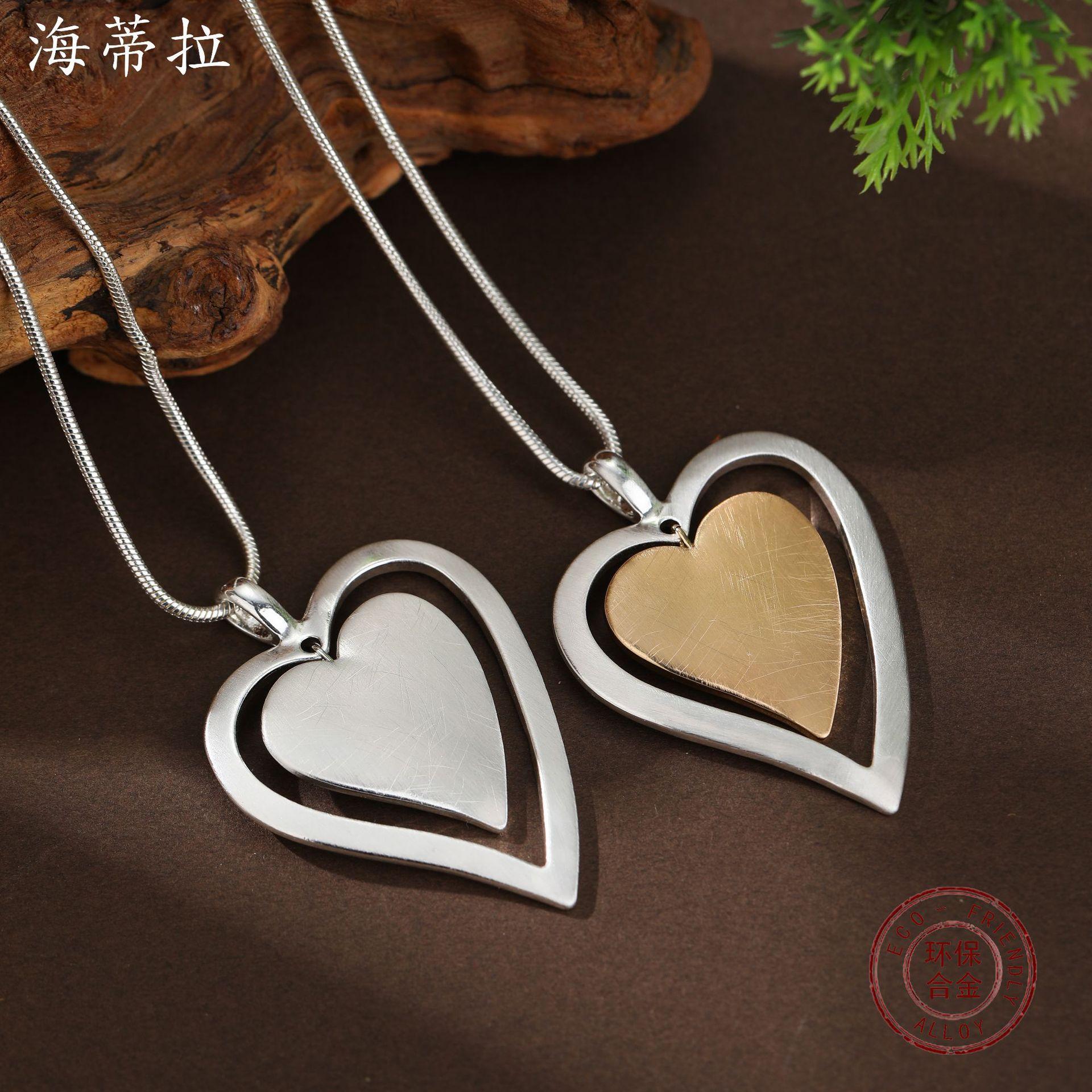 New hollow brushed love long pendant, women s personality versatile heart-shaped handmade brushed long necklace
New hollow brushed love long pendant, women s personality versatile heart-shaped handmade brushed long necklace