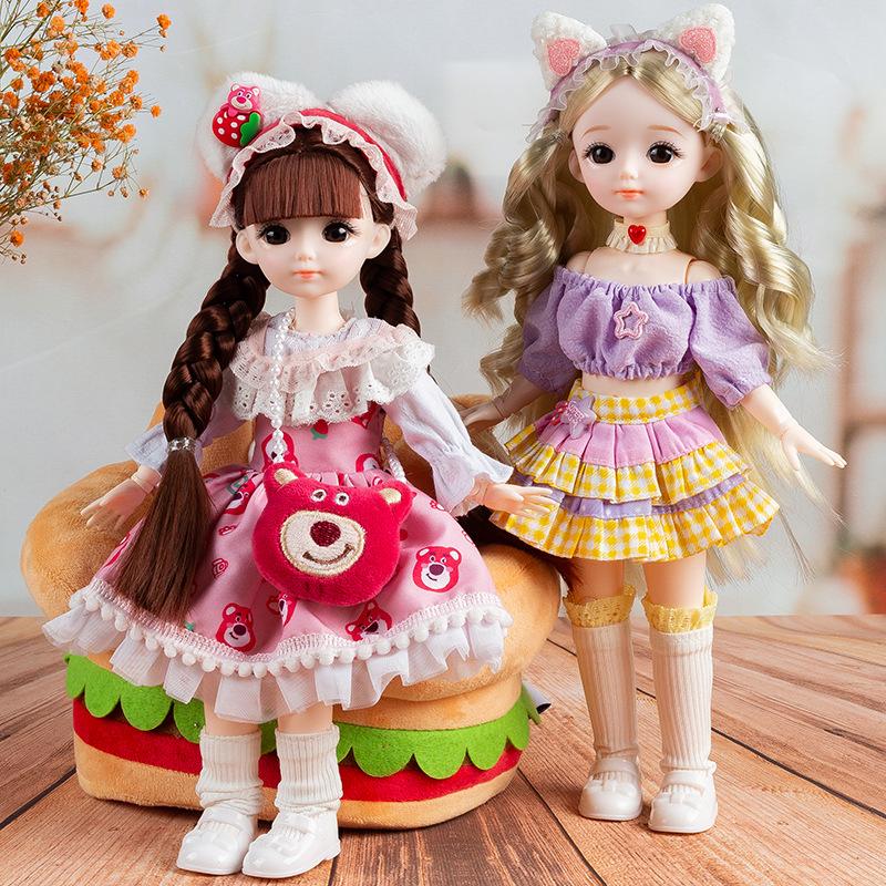12inch BJD Dolls For Girls Full Set 1/6 Anime Dolls Clothes 3D Eyes Lolita Fashion Dress Up DIY Toy Children Birthday Gifts Toys
12inch BJD Dolls For Girls Full Set 1/6 Anime Dolls Clothes 3D Eyes Lolita Fashion Dress Up DIY Toy Children Birthday Gifts Toys