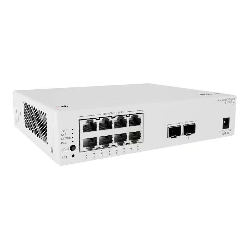 Huawei KunLing S210-8P2J 8-Port Managed PoE Gigabit Switch
Huawei KunLing S210-8P2J 8-Port Managed PoE Gigabit Switch