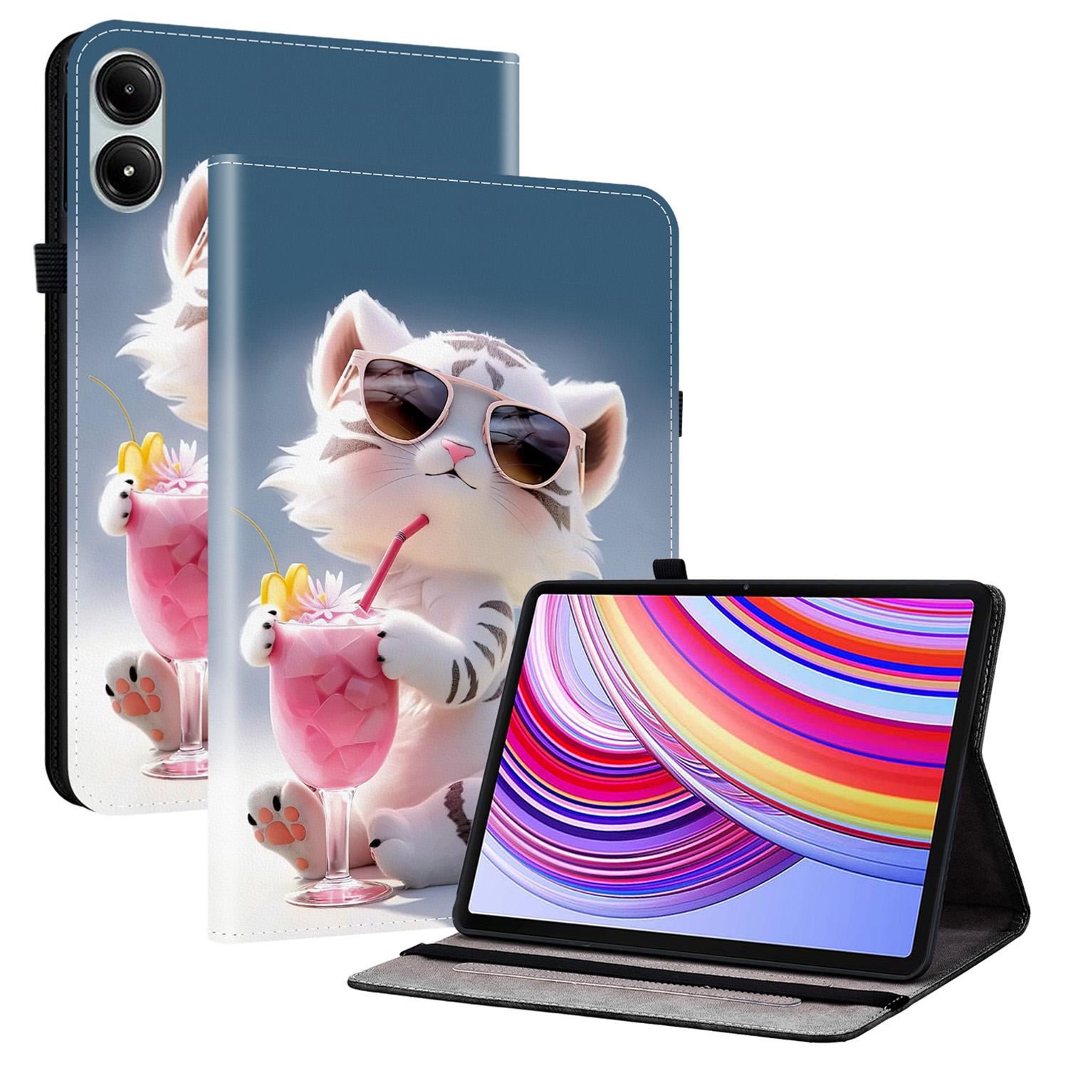 Шкіряний чохол для Xiaomi Redmi Pad Pro 5G/Redmi Pad Pro/Poco Pad 5G/4G з принтом, підставкою та слотами для карток Cartoon Tiger
Шкіряний чохол для Xiaomi Redmi Pad Pro 5G/Redmi Pad Pro/Poco Pad 5G/4G з принтом, підставкою та слотами для карток Cartoon Tiger