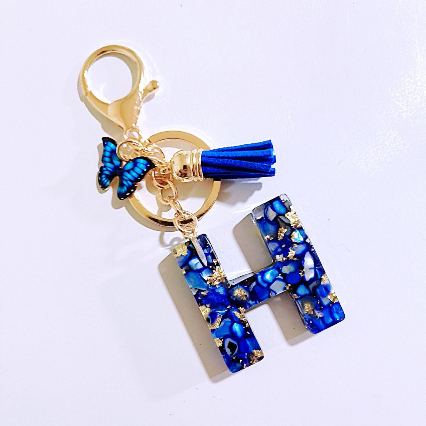 Sapphire Blue Butterfly Tassel Keychain Pendant
Sapphire Blue Butterfly Tassel Keychain Pendant