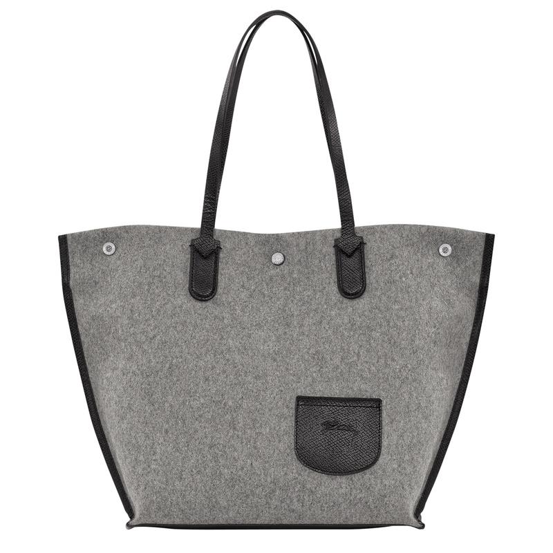 Longchamp Le Roseau Essential 32 Snap Closure Long Handle Wool And Cowhide Trim Shopping Tote Shoulder Bag Women Bags Gray 10090HBL112 Gray
Longchamp Le Roseau Essential 32 Snap Closure Long Handle Wool And Cowhide Trim Shopping Tote Shoulder Bag Women Bags Gray 10090HBL112 Gray