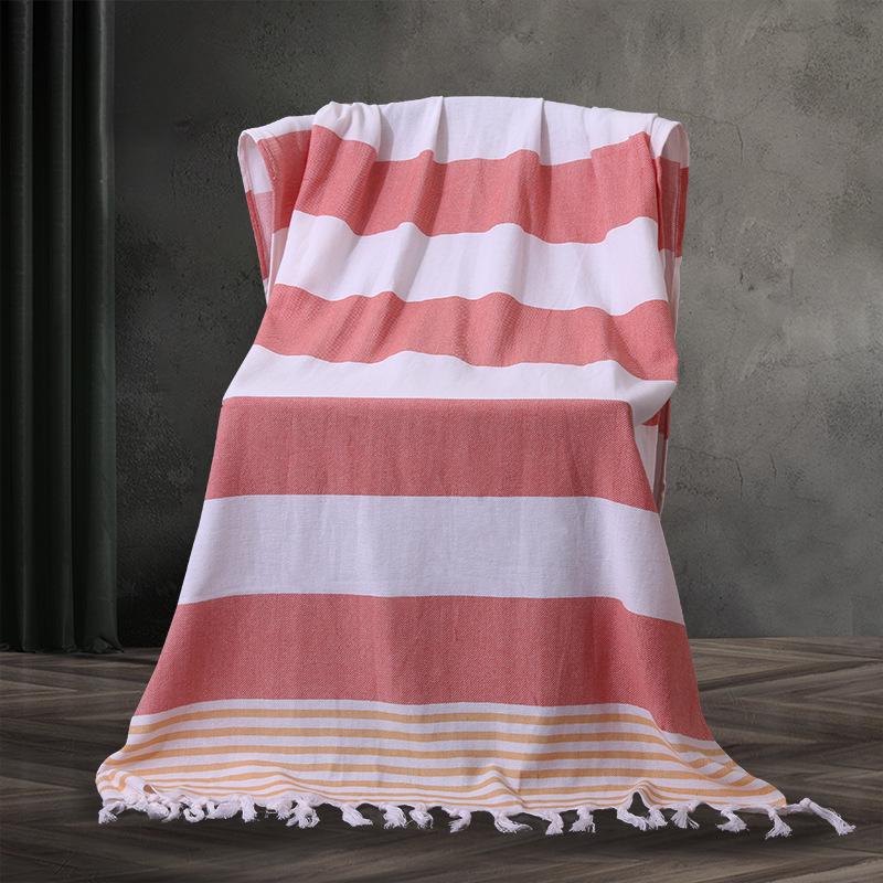 Pure Cotton Quick-Dry Beach Towel with Tassels - Adult Sunscreen Shawl 90*180 cm
Pure Cotton Quick-Dry Beach Towel with Tassels - Adult Sunscreen Shawl 90*180 cm