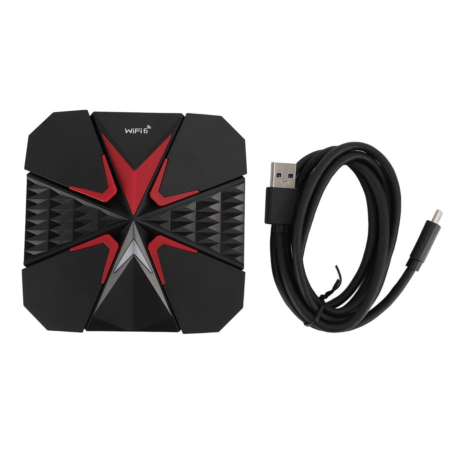 Бездротова мережева карта AX5400 Chip 3 Band 5374Mbps USB Type C Wireless Fidelity 6 External Network Ca
Бездротова мережева карта AX5400 Chip 3 Band 5374Mbps USB Type C Wireless Fidelity 6 External Network Ca
