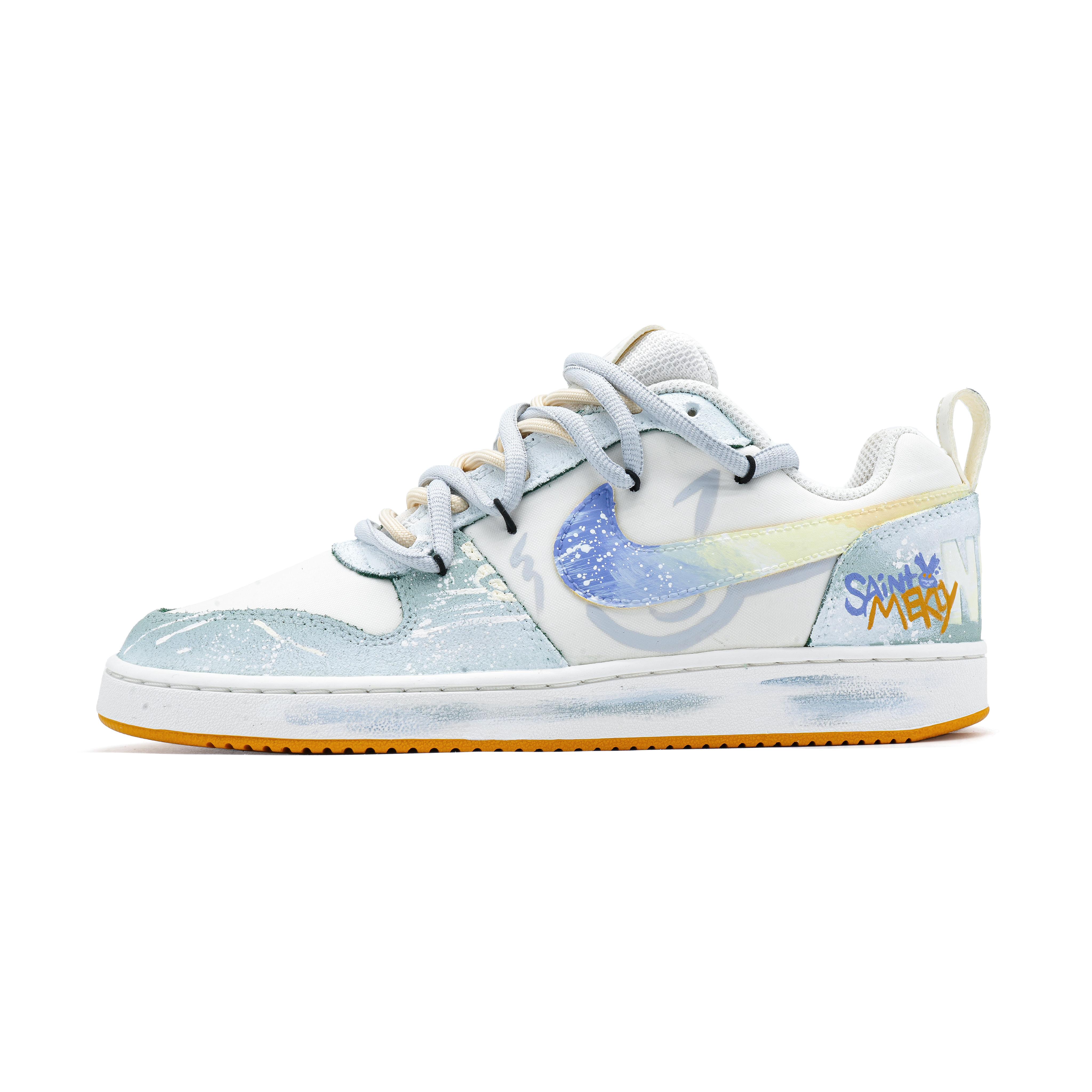 Nike Court Borough Rippling Blue Waves Suede Low top Skateboard Shoes Men s White Blue 844881-100(Team1068-) 42
Nike Court Borough Rippling Blue Waves Suede Low top Skateboard Shoes Men s White Blue 844881-100(Team1068-) 42