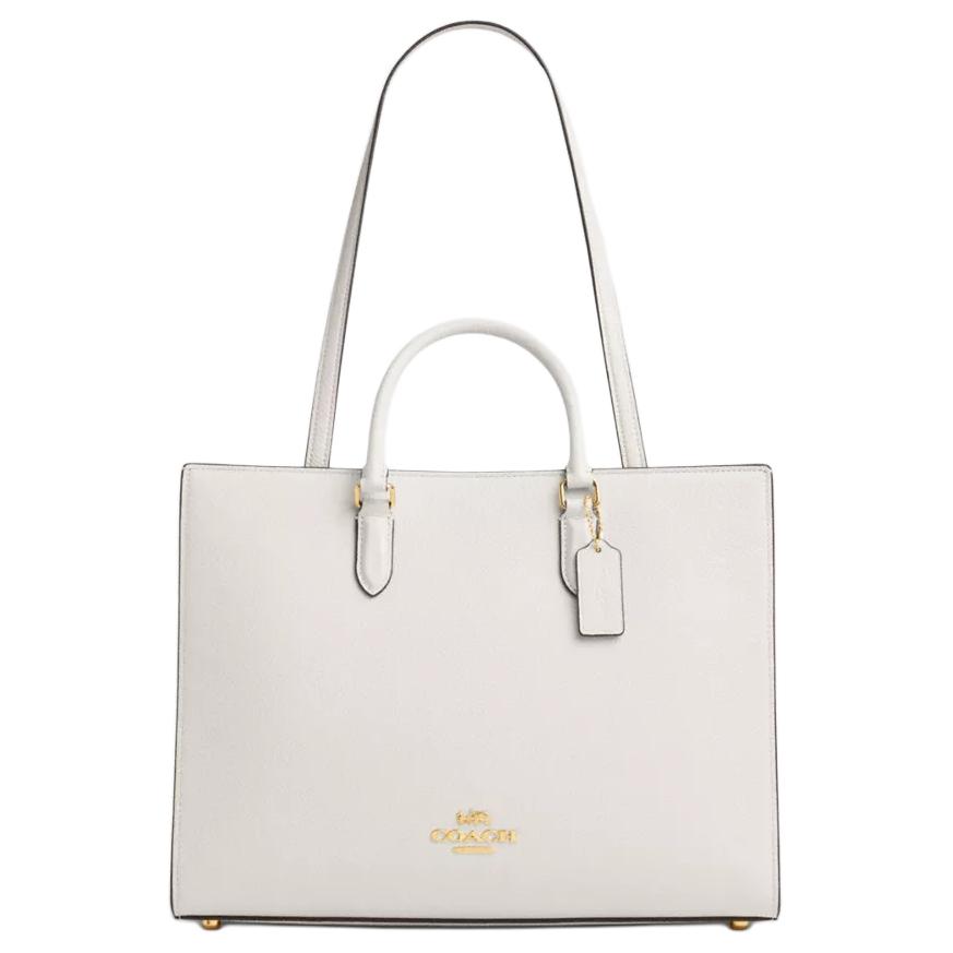 Coach Maggie 37 Logo Magnetic Closure Litchi Grain Leather Tote Bag Women tote bags White CY666-IMCHK Basic Set (Bag+Dust Bag)
Coach Maggie 37 Logo Magnetic Closure Litchi Grain Leather Tote Bag Women tote bags White CY666-IMCHK Basic Set (Bag+Dust Bag)
