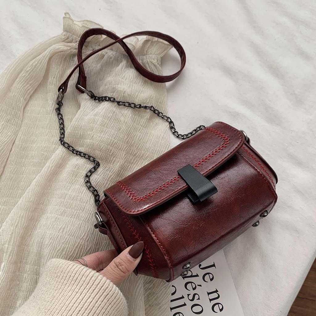 Fashion Women Shoulders Retro Handbag Purse Mobile Phone Shopping Bag 18.5cmx8.5cmx12cm винний
Fashion Women Shoulders Retro Handbag Purse Mobile Phone Shopping Bag 18.5cmx8.5cmx12cm винний