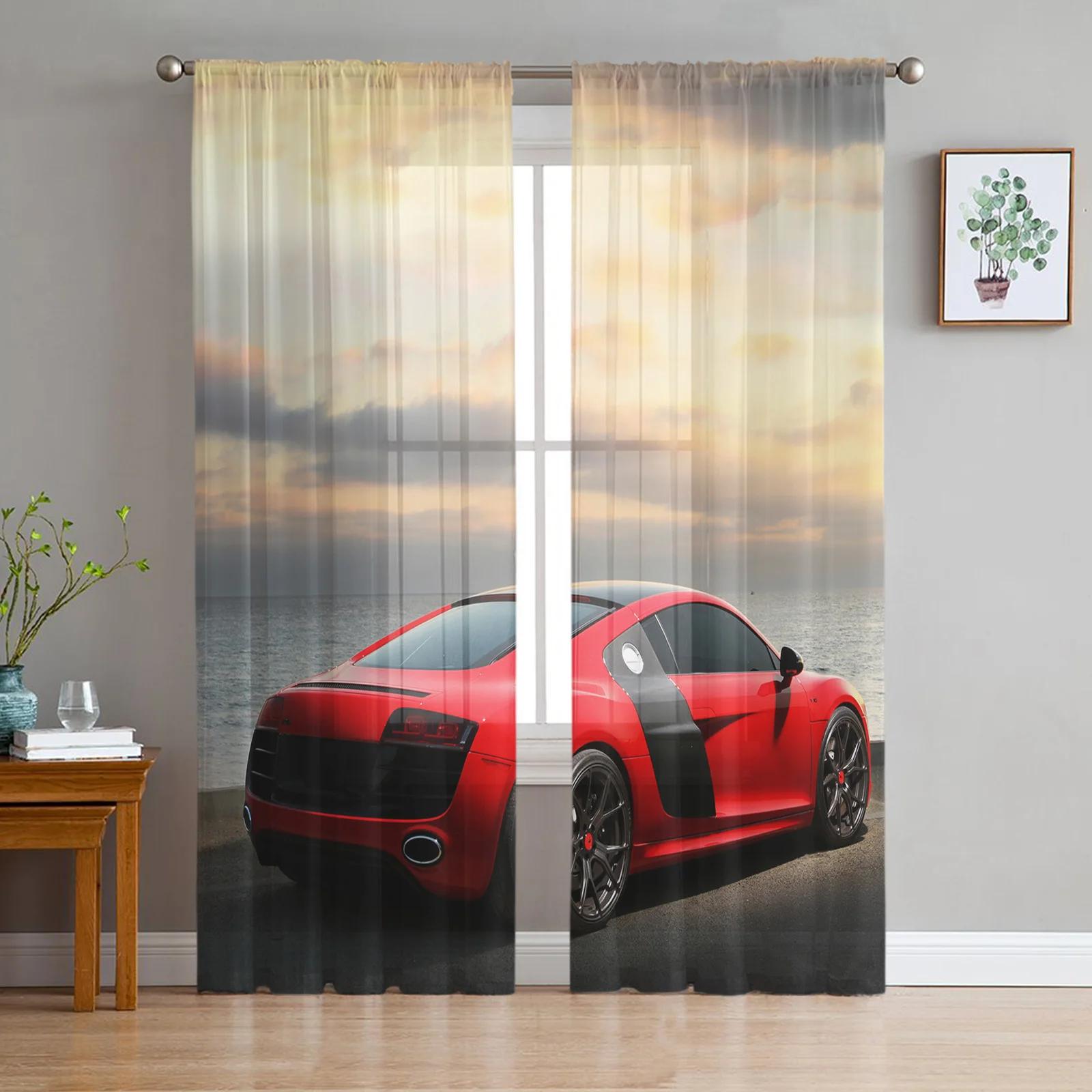 Blue Racing Car View Tulle Drapes for Living Room Print Sheer Sheer Fabric Curtain Bedroom Window Screening Drapes Blinds Home Decor W135 x H115cm x1&Grommet Top
Blue Racing Car View Tulle Drapes for Living Room Print Sheer Sheer Fabric Curtain Bedroom Window Screening Drapes Blinds Home Decor W135 x H115cm x1&Grommet Top