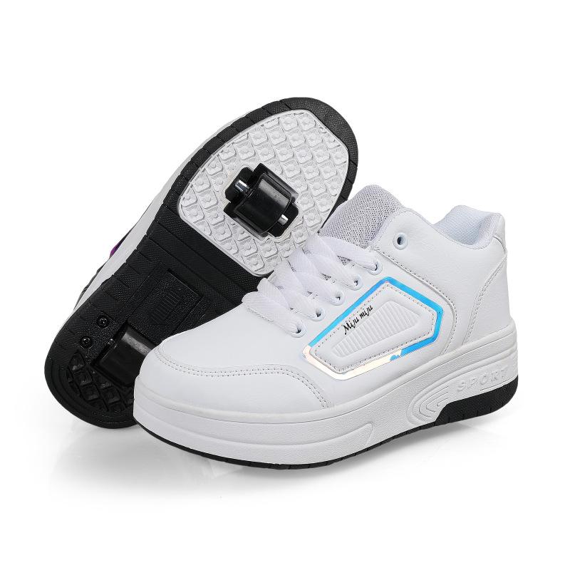 Детские кроссовки для бега Мальчики и девочки Взрослые роликовые коньки на двойных колесах Шнурки Колесные кроссовки Студенческие низкие кеды 28
Детские кроссовки для бега Мальчики и девочки Взрослые роликовые коньки на двойных колесах Шнурки Колесные кроссовки Студенческие низкие кеды 28