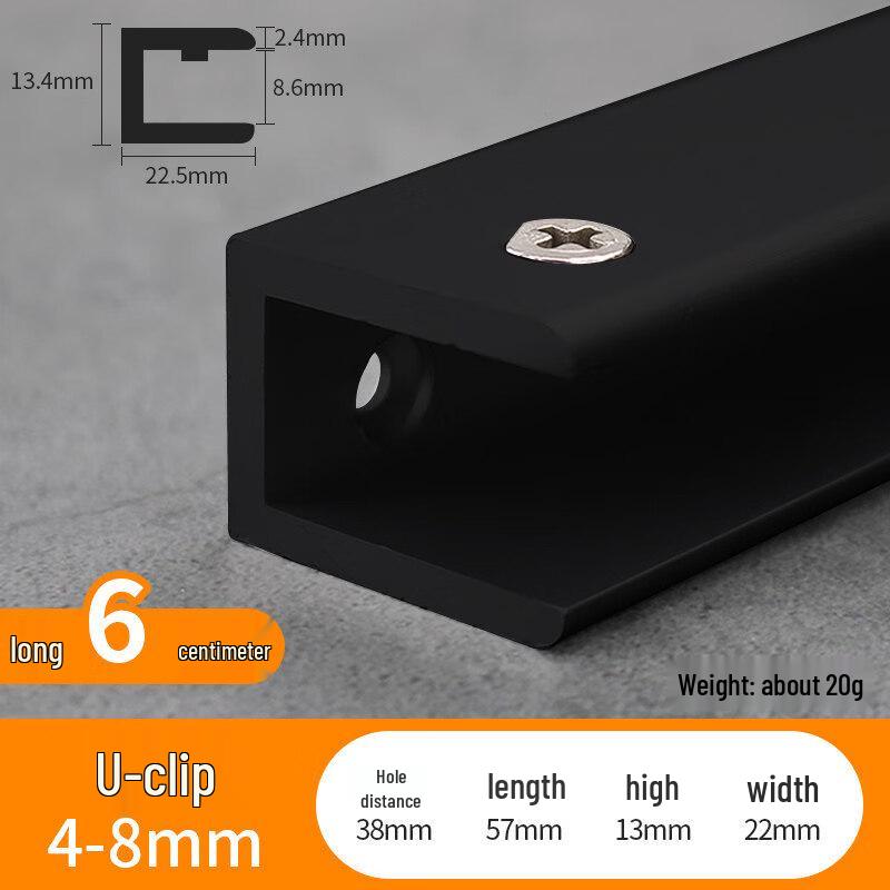 Rongyu Aluminum Alloy Glass Clamp (U/F-shaped)
Rongyu Aluminum Alloy Glass Clamp (U/F-shaped)