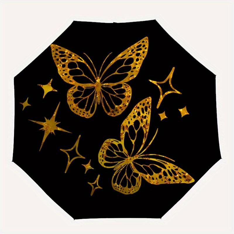 1pc Butterfly Gold Sparkle Automatic Opening/closing Umbrella with Auto Open/Close, Windproof, Foldable Sunshade yy250811172
1pc Butterfly Gold Sparkle Automatic Opening/closing Umbrella with Auto Open/Close, Windproof, Foldable Sunshade yy250811172