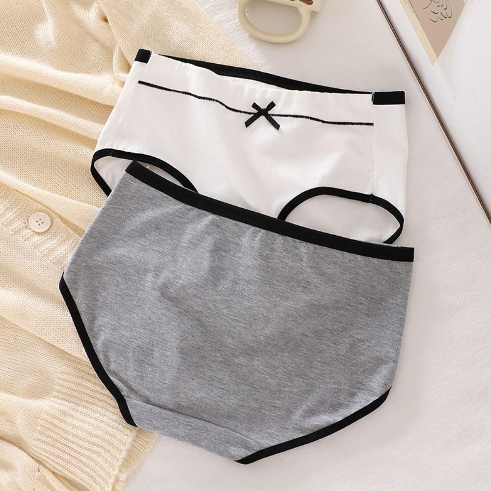 3pcs Cotton Crotch Mid Waist Underpants Bowknot Briefs for Women Fashion Solid Color Panties Girl
3pcs Cotton Crotch Mid Waist Underpants Bowknot Briefs for Women Fashion Solid Color Panties Girl