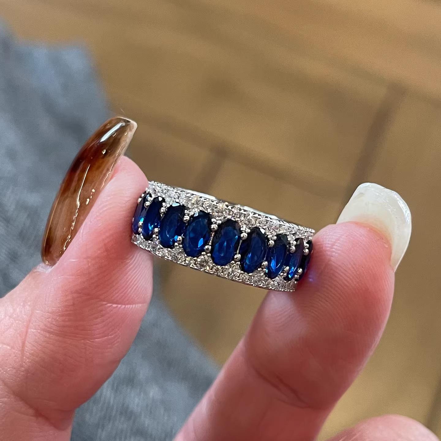 New in refreshing high-quality fashion inlay diamonds blue jewelry sets exquisite and fresh party rings for women bracelets
New in refreshing high-quality fashion inlay diamonds blue jewelry sets exquisite and fresh party rings for women bracelets