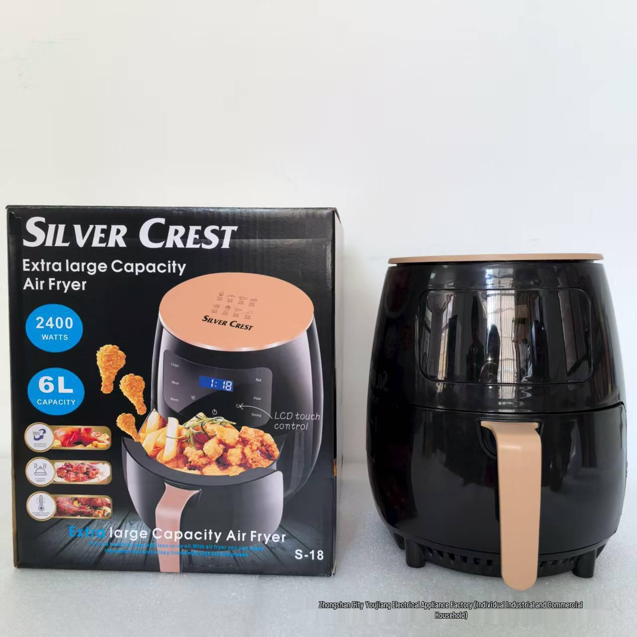 6L-15L Multifunctional Air Fryer with Smart Touch Screen and Large Capacity
6L-15L Multifunctional Air Fryer with Smart Touch Screen and Large Capacity